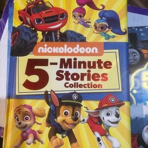 Nickelodeon 5-Minute Stories Collection with Red and Yellow Cover Paw Patrol & D